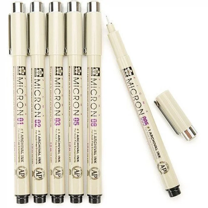 Sakura Pigma Micron Çizim Kalemi Seti 6lı