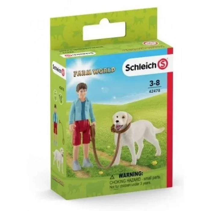 Schleich Labrador ile Yürüyüş Figür Oyuncak