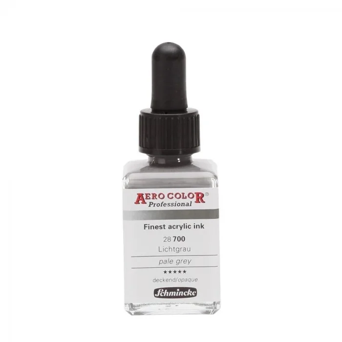 Schmincke Aero Color Akrilik Mürekkep 28 ml. 700 Pale Grey