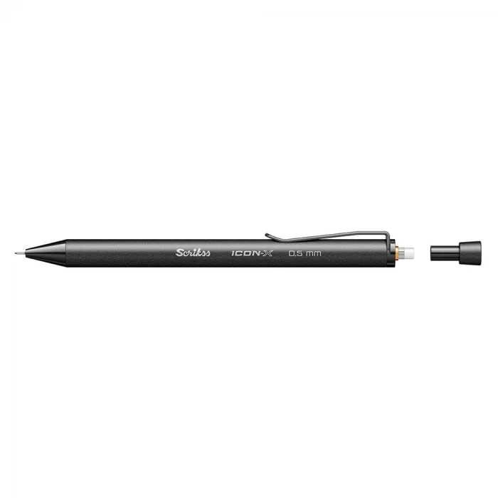 Scrikss Icon-X Versatil Kalem 0.5 mm. Mat Siyah