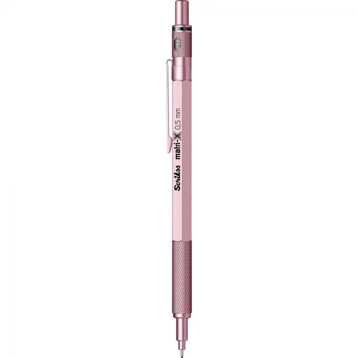Scrikss Matri-x Versatil Kalem 0.5 mm METALİK AÇIK PEMBE