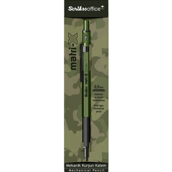 Scrikss Matri-x Versatil Kalem 0.5 mm YEŞİL