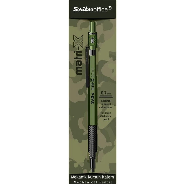 Scrikss Matri-x Versatil Kalem 0.7 mm YEŞİL