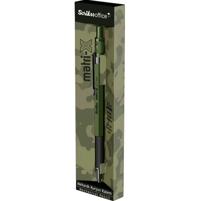 Scrikss Matri-x Versatil Kalem 0.7 mm YEŞİL