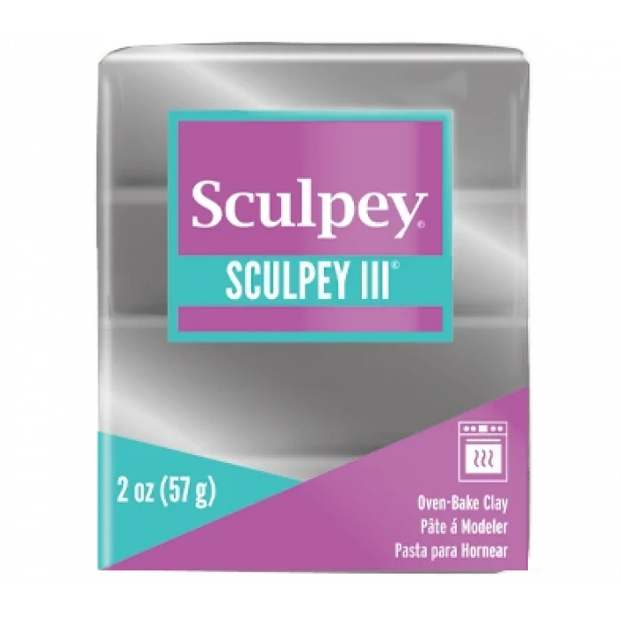 Sculpey III Polimer Kil 1130 Silver (Gümüş)