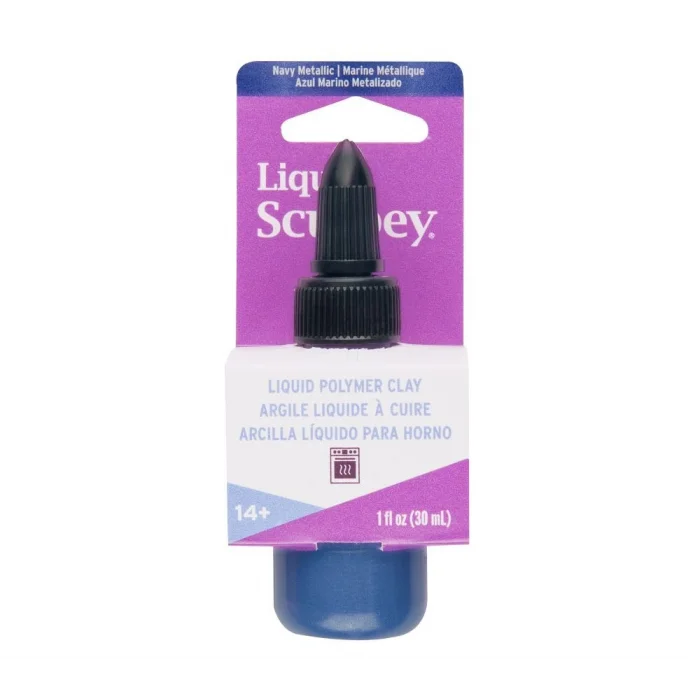 Sculpey Liquid Sıvı Polimer Kil 30 ml. Metalik Navy Blue