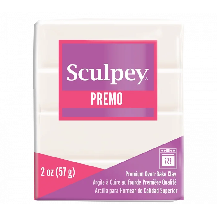 Sculpey Premo Accents Ekstra Efektli Polimer Kil 5527 White Translucent