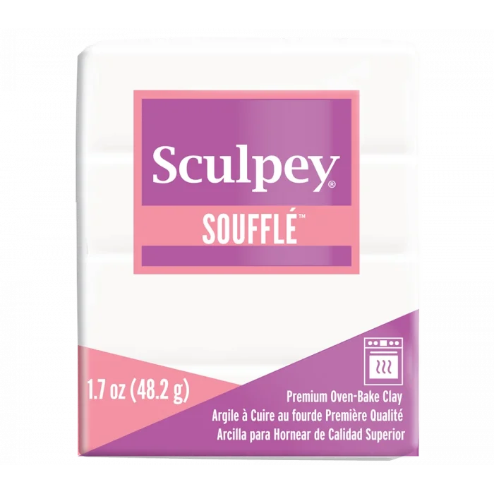 Sculpey Souffle Polimer Kil 48 gr. Beyaz (Igloo)