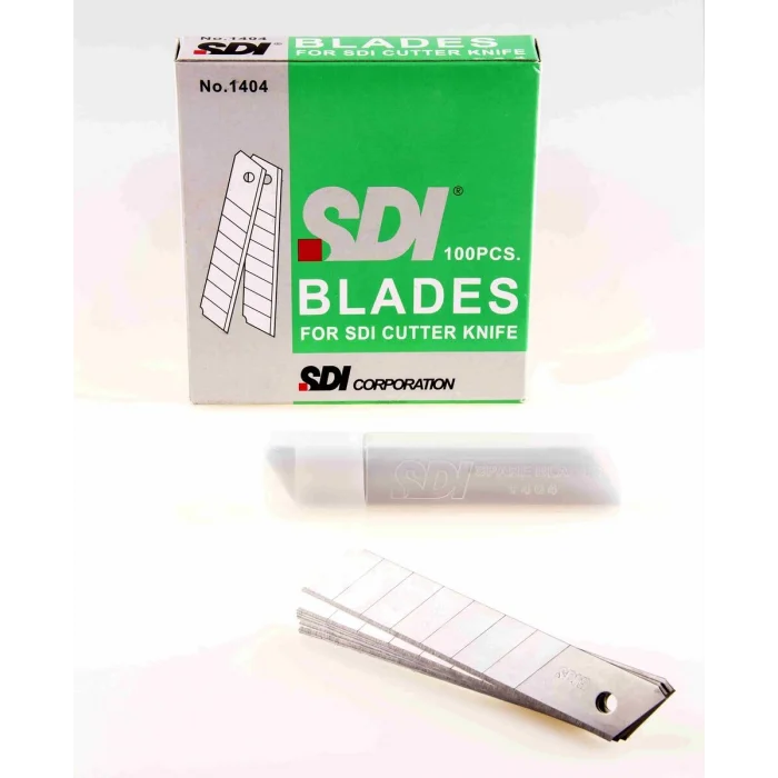 SDI Geniş Maket Bıçağı Yedeği 18 mm 10lu Paket