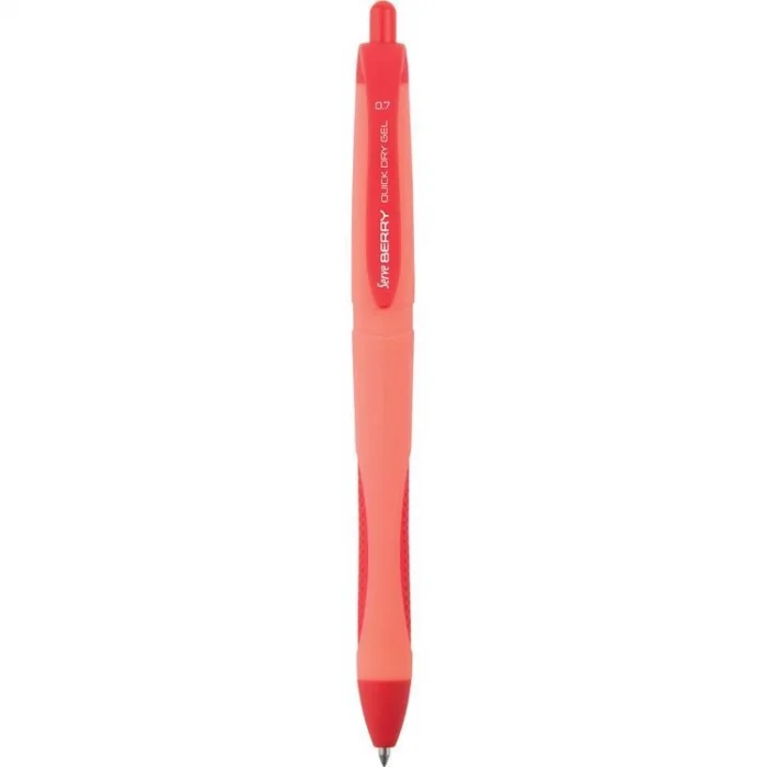 Serve Berry Hızlı Kuruyan Jel Kalem 0.7 mm. KIRMIZI
