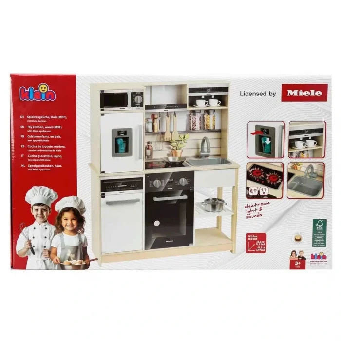Sesli ve Işıklı Miele Ahşap Mutfak Seti