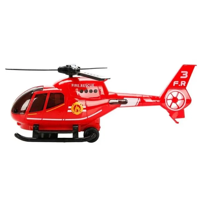 Sesli ve Işıklı Projeksiyonlu İtfaiye Helikopteri 30 cm