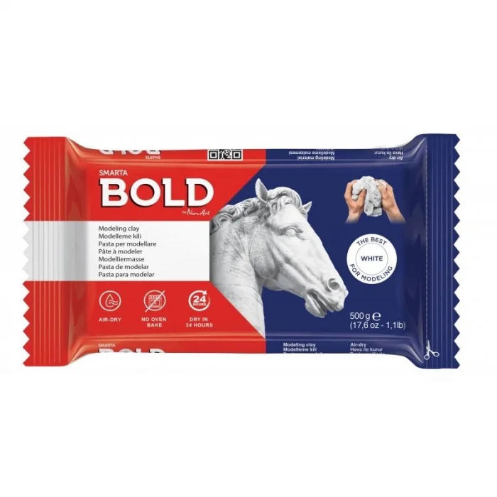 Smarta Bold Beyaz Seramik Hamuru 500 gr.