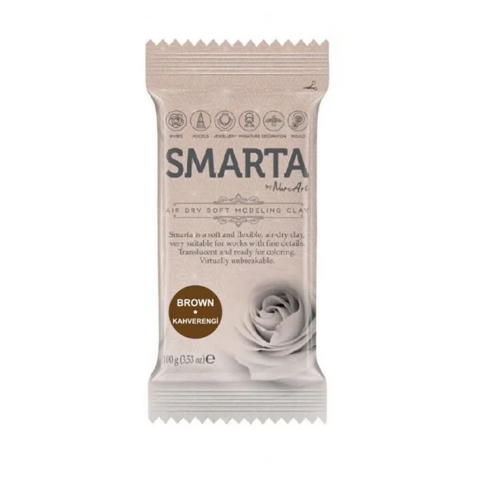 Smarta Havayla Kuruyan Modelleme Hamuru 100 gr. KAHVERENGİ