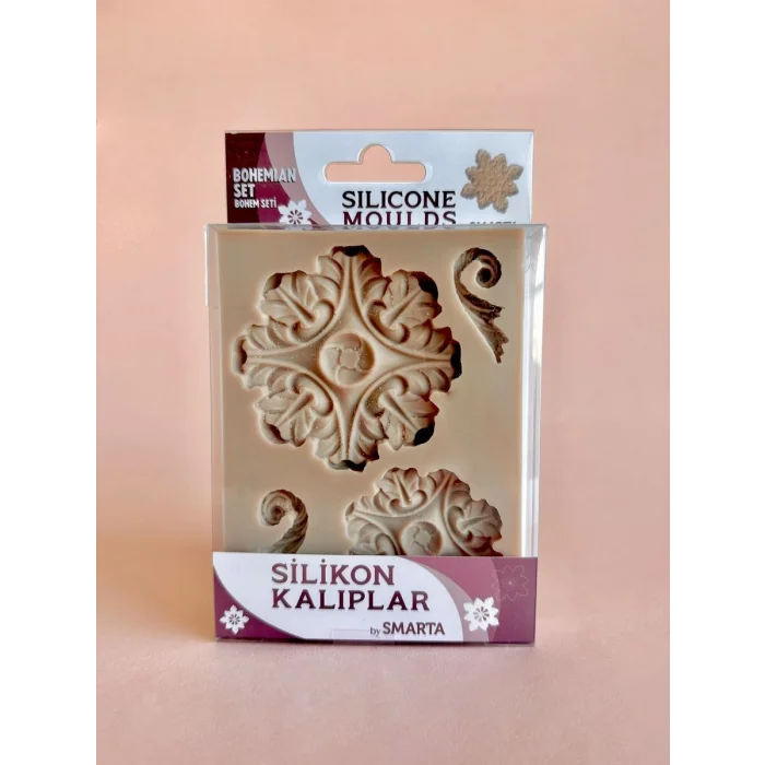 Smarta Silicone Moulds Silikon Epoksi ve Polimer Kil Kalıbı BOHEMIAN SET