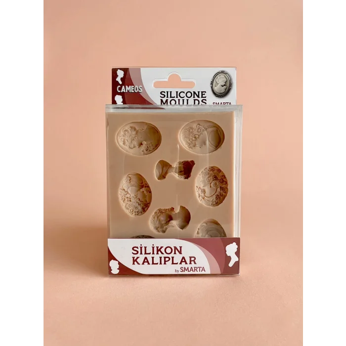 Smarta Silicone Moulds Silikon Epoksi ve Polimer Kil Kalıbı CAMEOS