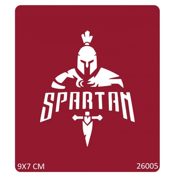 Sparta Sacaşçısı Geçici Dövme Şablonu
