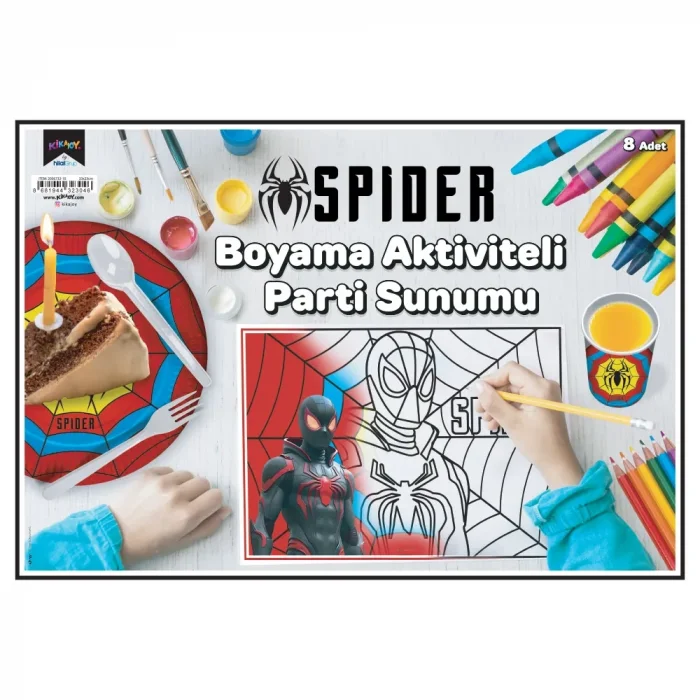 Spider Boyama Aktiviteli Parti Sunumu