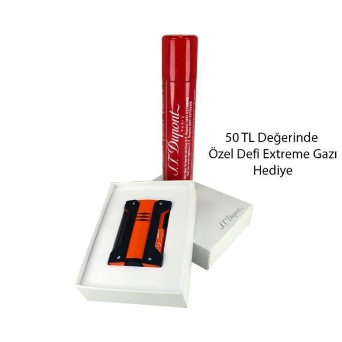 S.T. Dupont Defi Extreme Turuncu Puro Çakmak 21404