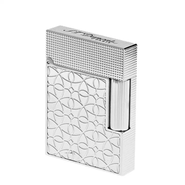 S.T. Dupont Ligne 2 Small Platinum Arabesque Çakmak 18603