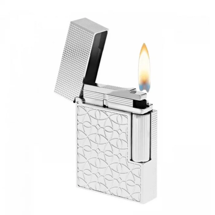 S.T. Dupont Ligne 2 Small Platinum Arabesque Çakmak 18603