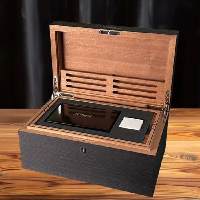 S.T. Dupont Prestige Puro Kutusu Humidoru Siyah 100s