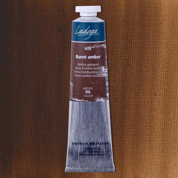 St. Petersburg Ladoga Yağlı Boya 46 ml. 408 Burnt Umber