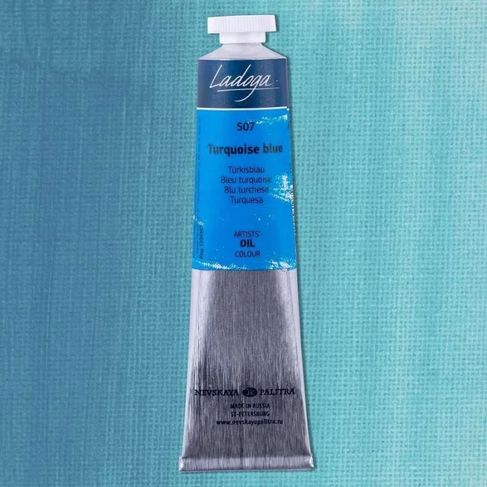 St. Petersburg Ladoga Yağlı Boya 46 ml. 507 Turquoise Blue