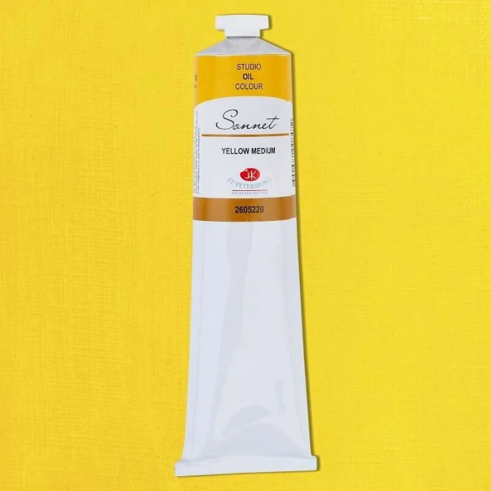 St. Petersburg Sonnet Yağlı Boya 120 ml. 220 Yellow Medium