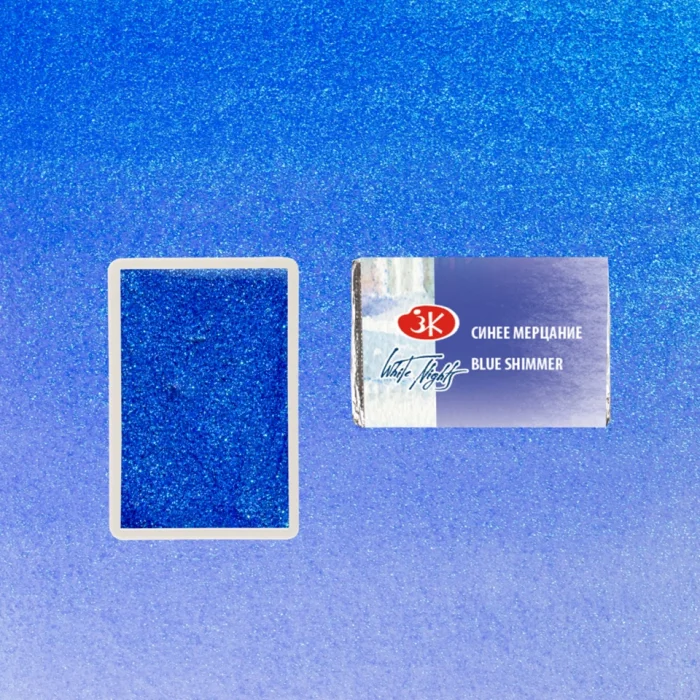 St. Petersburg White Nights Tam Tablet Sulu Boya 989 Blue Shimmer