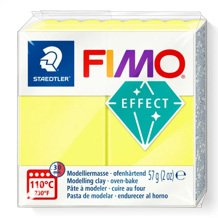 Staedtler Fimo Effect Polimer Kil 101 Neon Yellow