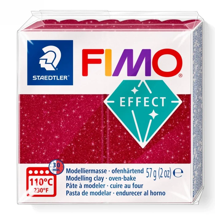 Staedtler Fimo Effect Polimer Kil 202 Galaxy Red