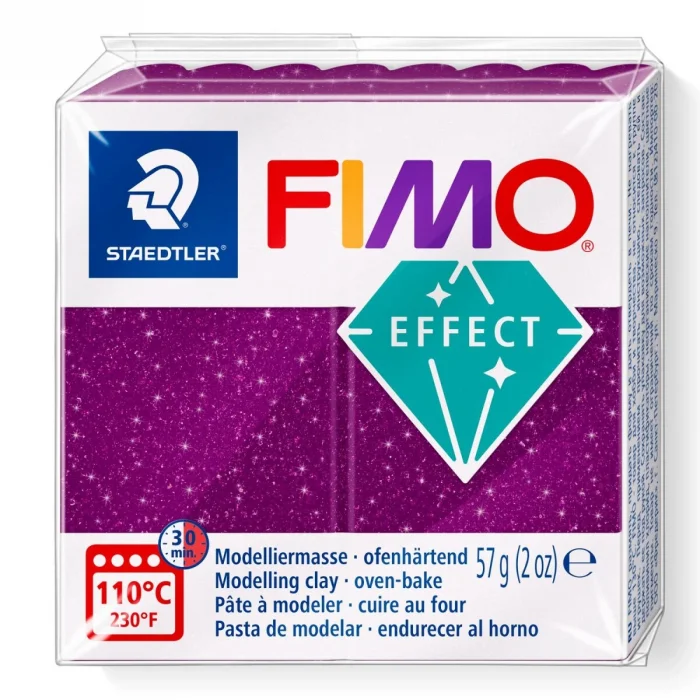 Staedtler Fimo Effect Polimer Kil 602 Galaxy Purple