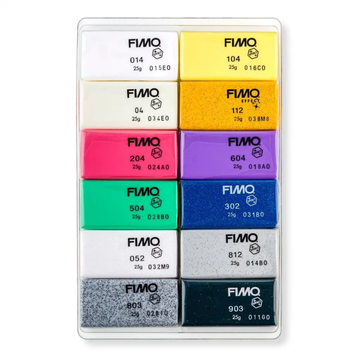 Staedtler Fimo Effect Polimer Kil Seti 12 Renk x 25 gr.