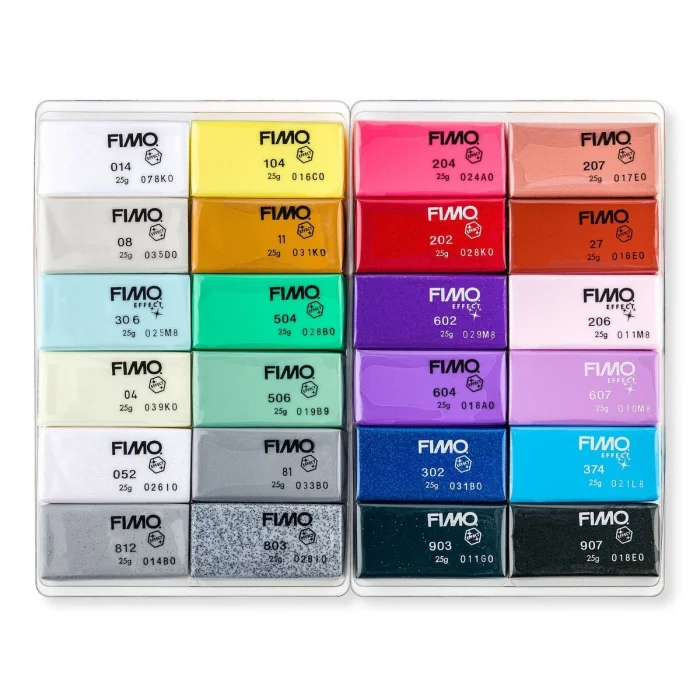 Staedtler Fimo Effect Polimer Kil Seti 24 Renk x 25 gr.