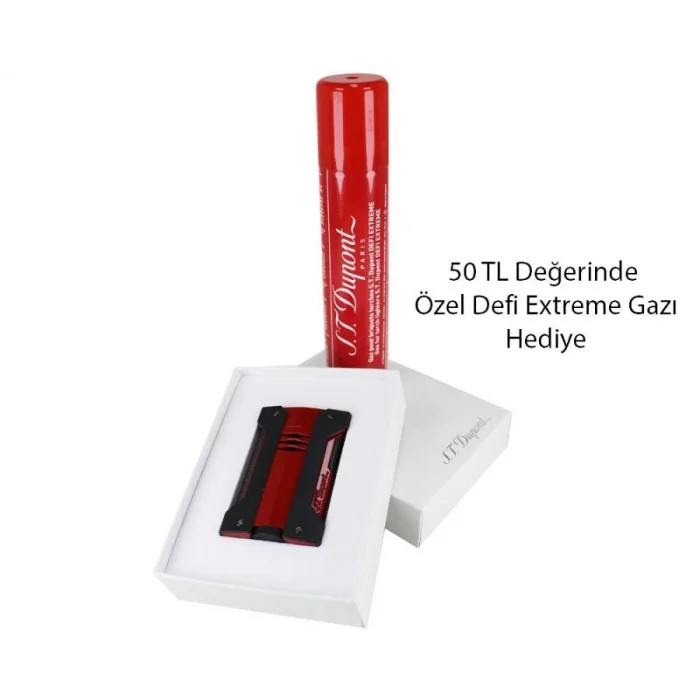 St.Dupont Defi Extreme Kırmızı Puro Çakmak 21402