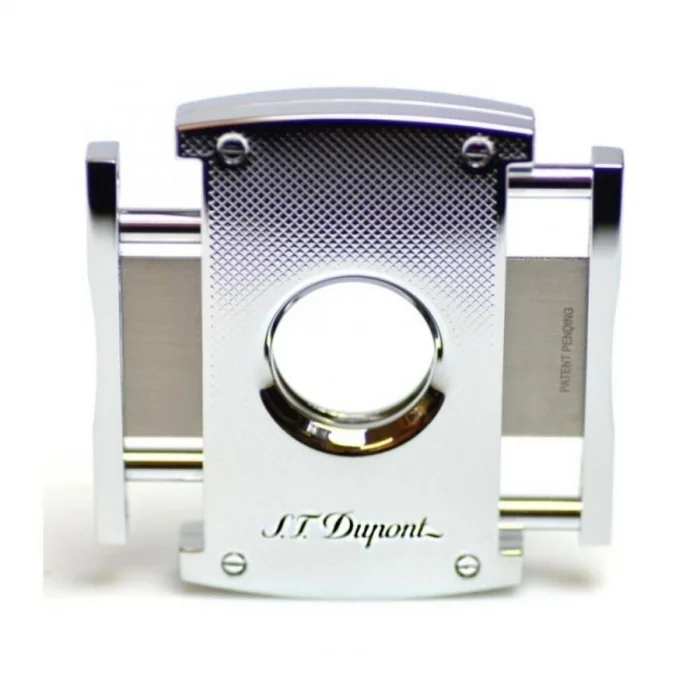 St.Dupont Puro Kesici S-Cut Krom Grid Kare Desen 03257