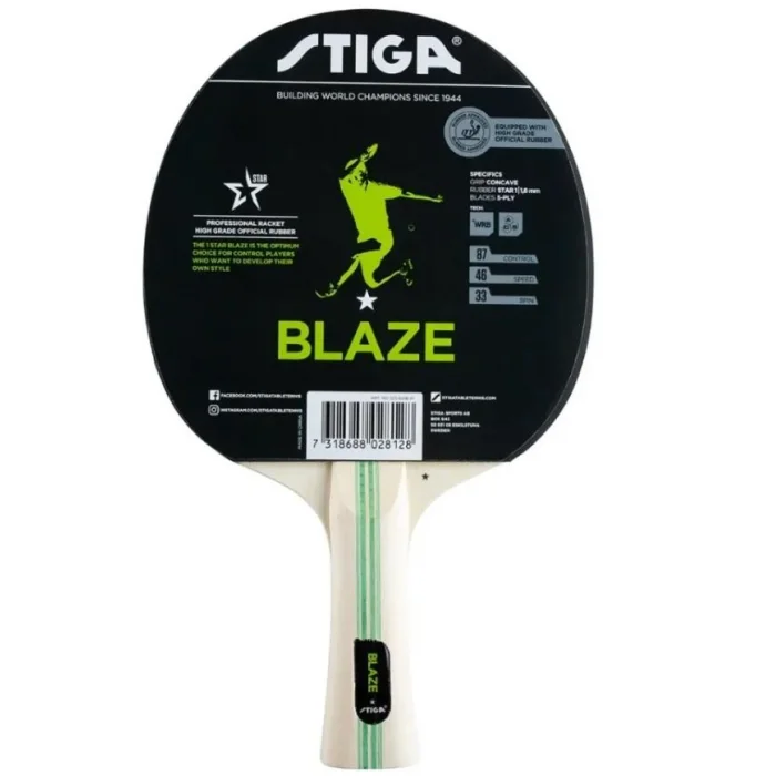 Stiga Bat Blaze-1 Star Masa Tenis Raketi 1211-6018-01