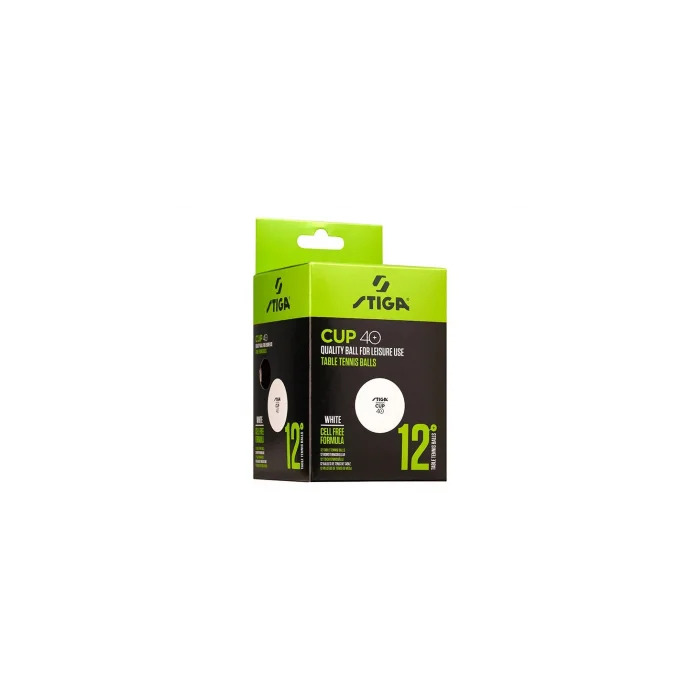Stiga Table Tenis Ball Cup Pinpon Topu Beyaz 12li 1110-2510-12