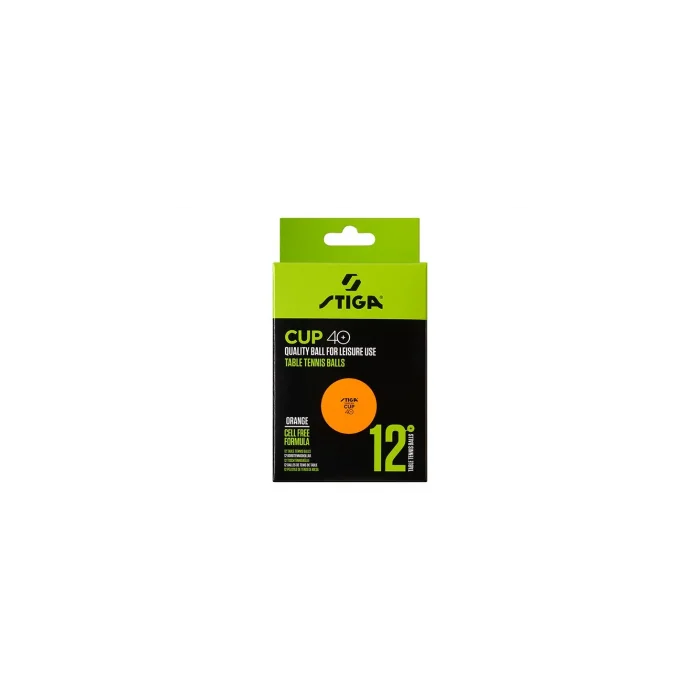 Stiga Table Tennis Ball Cup Pinpon Topu Turuncu 12li 1110-2503-12