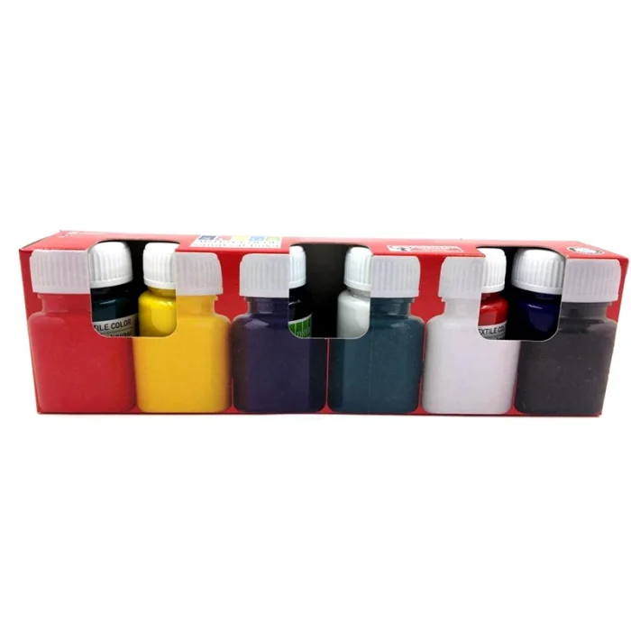 Südor Kumaş Boyası Seti 6 Renk x 25 ml.