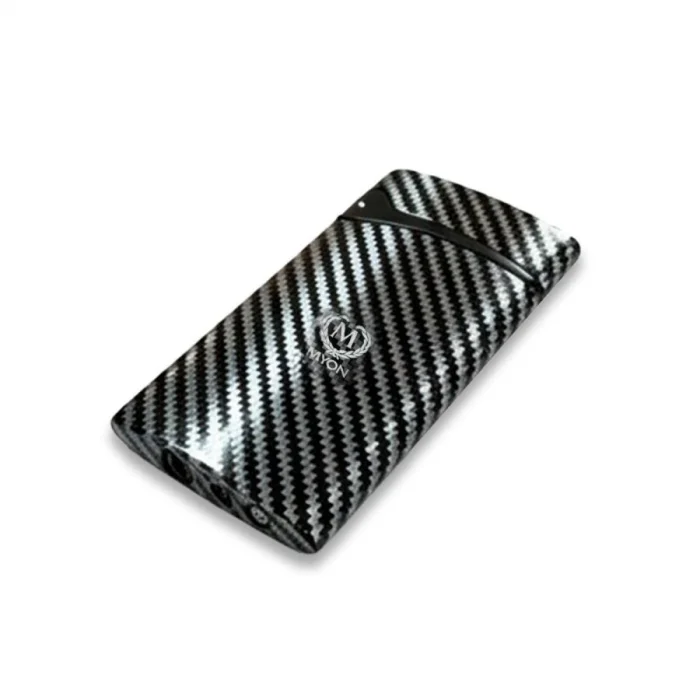 Süper Flat Slim Jet Alev Puro Çakmağı Siyah Karbon