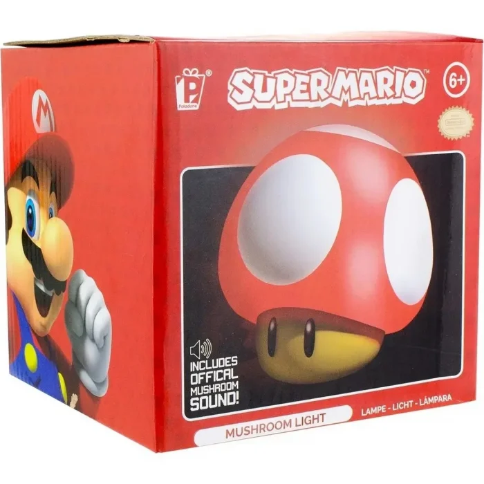 Super Mario Bros Mantar Gece Lambası