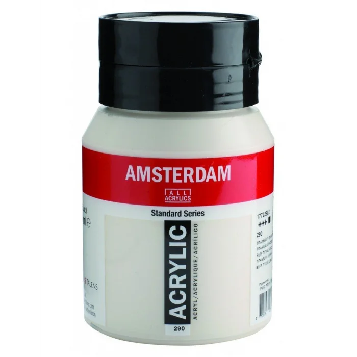 Talens Amsterdam Akrilik Boya 500 ml. 290 Titanium Buff Deep
