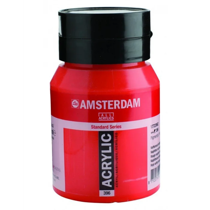 Talens Amsterdam Akrilik Boya 500 ml. 396 Naphtol Red Medium