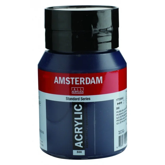 Talens Amsterdam Akrilik Boya 500 ml. 566 Prussian Blue