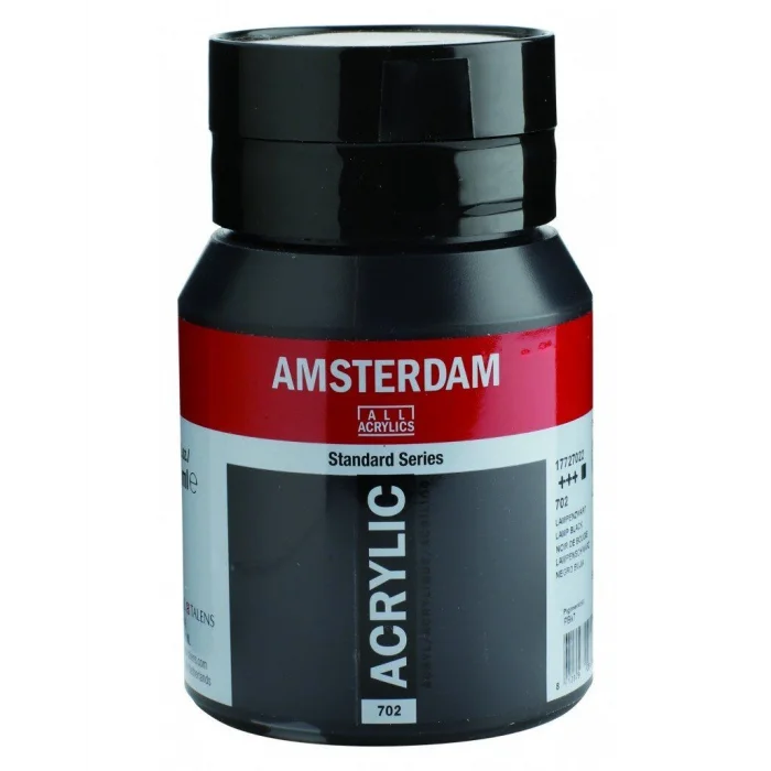 Talens Amsterdam Akrilik Boya 500 ml. 702 Lamp Black
