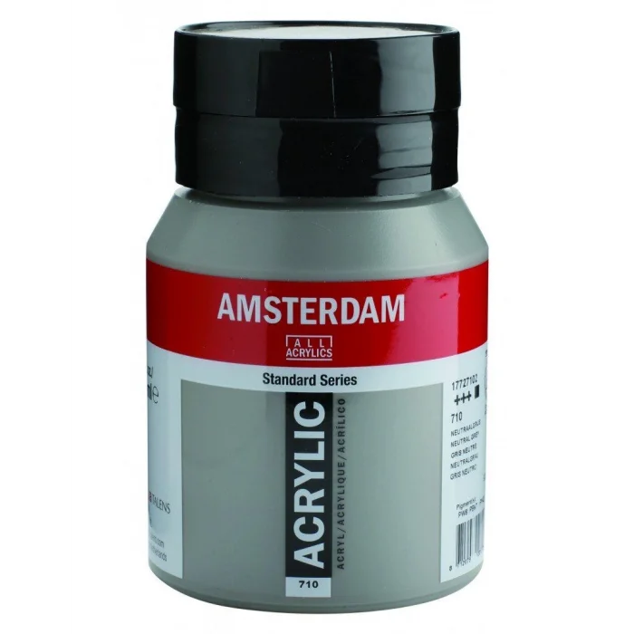 Talens Amsterdam Akrilik Boya 500 ml. 710 Neutral Grey