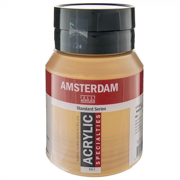 Talens Amsterdam Akrilik Boya 500 ml. 803 Deep Gold