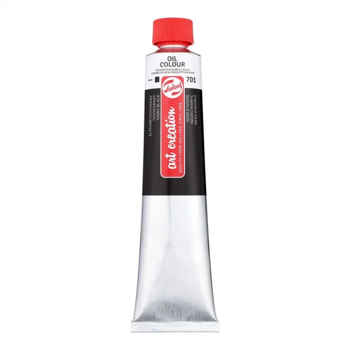 Talens Art Creation Yağlı Boya 200 ml. 701 Ivory Black